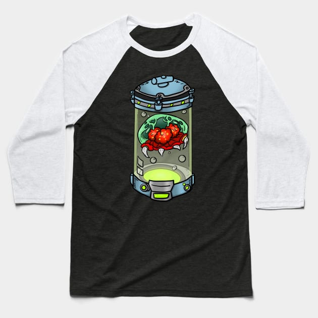 Larva Baseball T-Shirt by GeekVisionProductions